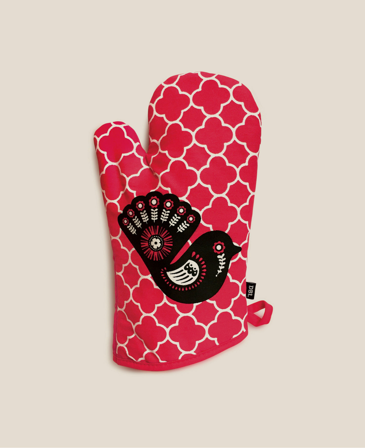 Oven Glove - Retro Fantail