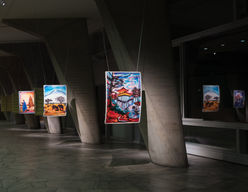 2.Sacha Jafri's Painted Fuselage at UNESCO HQ Paris.jpg