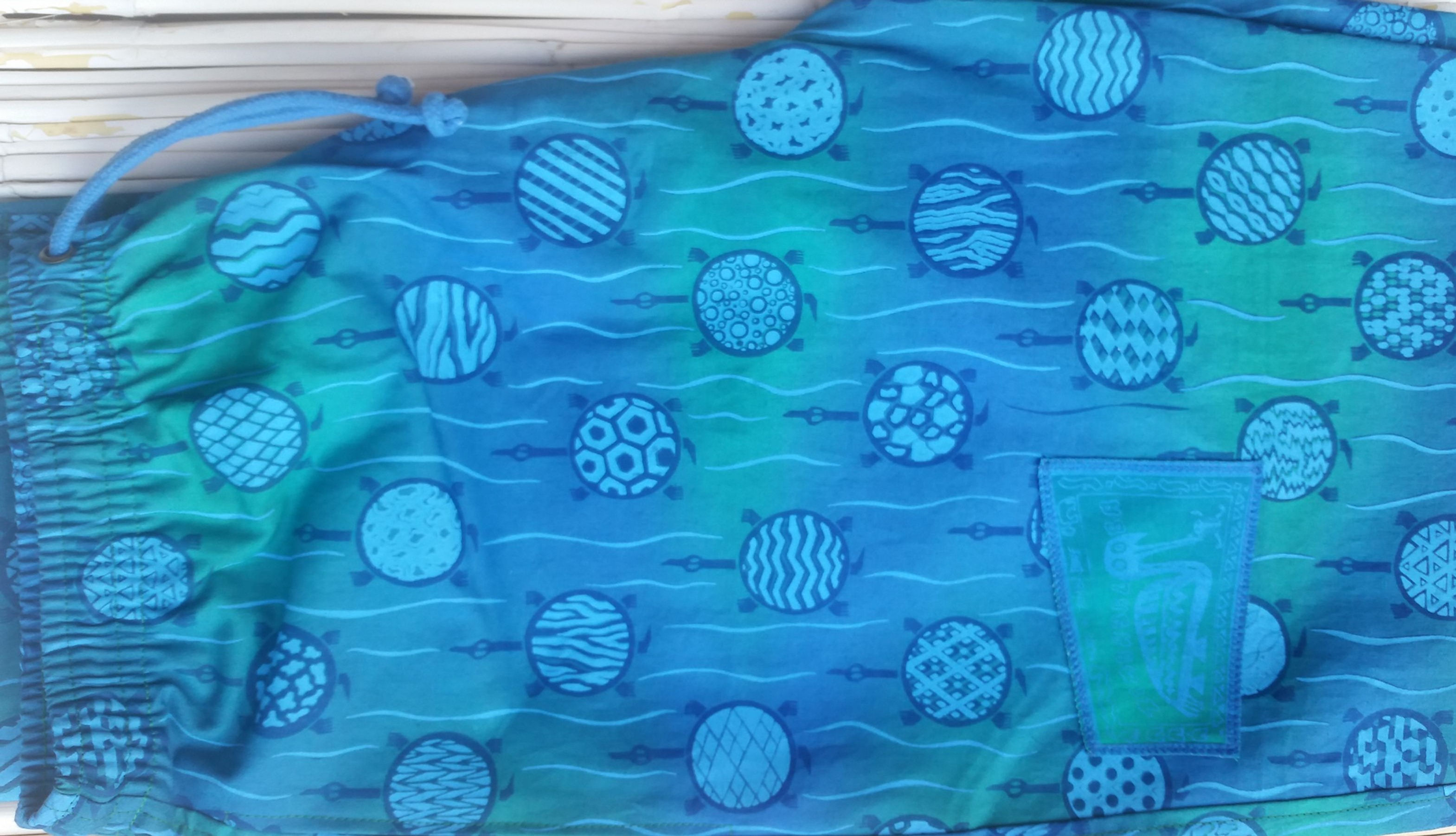 AquaBlue TurtleTraffic ZIMBABALOOBA Verts Trouser