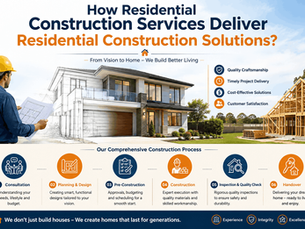 How Residential Construction Services Deliver Residential Construction Solutions?