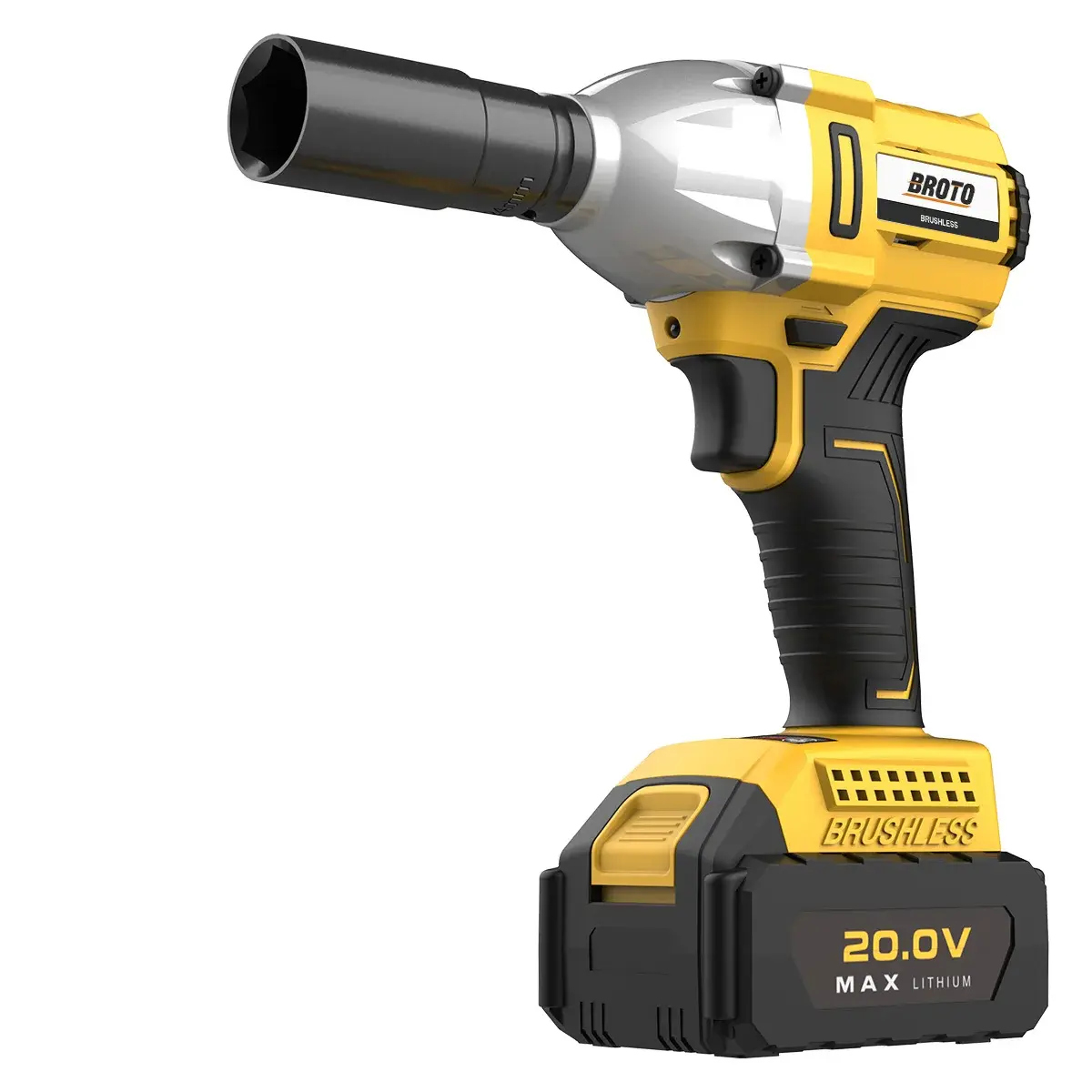 Best Deals! Cordless Battery Electric Wrench for Truck Wheel Brushless Motor ...