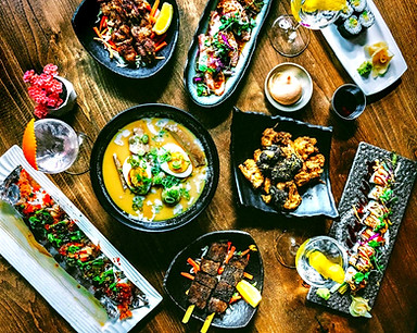 Izakya dishes, sushi & Junipero Gin Mart