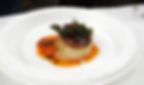 Togarshi seared scallop, sweet chili, fried cilantro