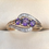 Thumbnail: 9k Gold Amethyst Ring