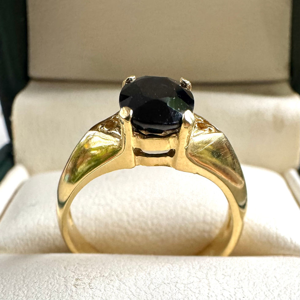 Thumbnail: 18k Gold Sapphire Ring