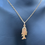 Thumbnail: Gold Fish 9K Gold Necklace