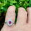 Thumbnail: Ruby & Diamond Platinum Ring