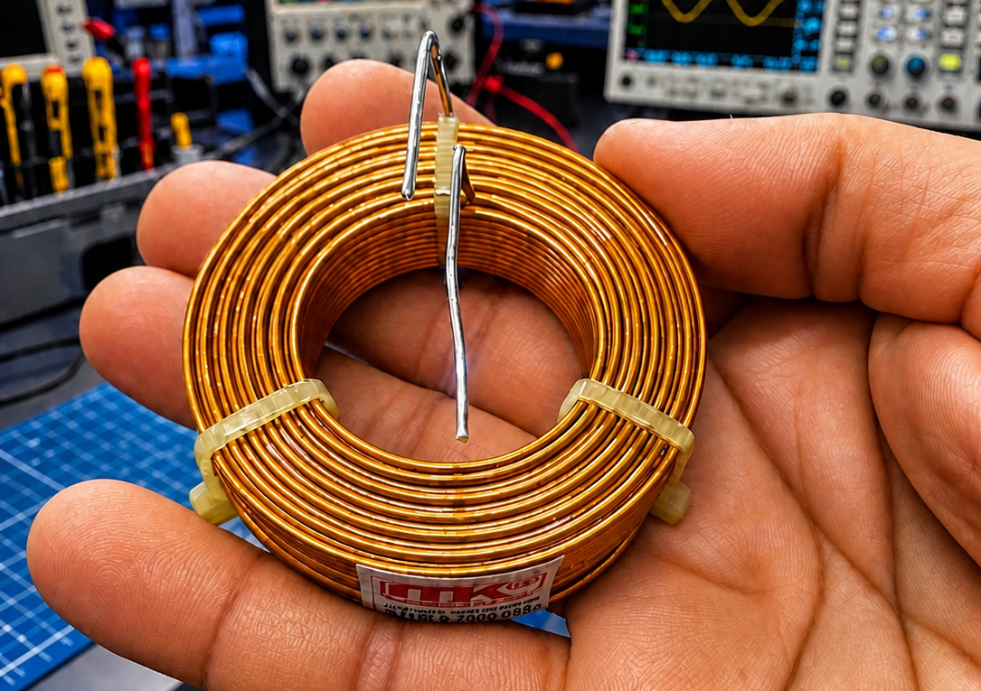Indutor para Áudio qualidade hi-end , para sistemas de áudio de alta performance .