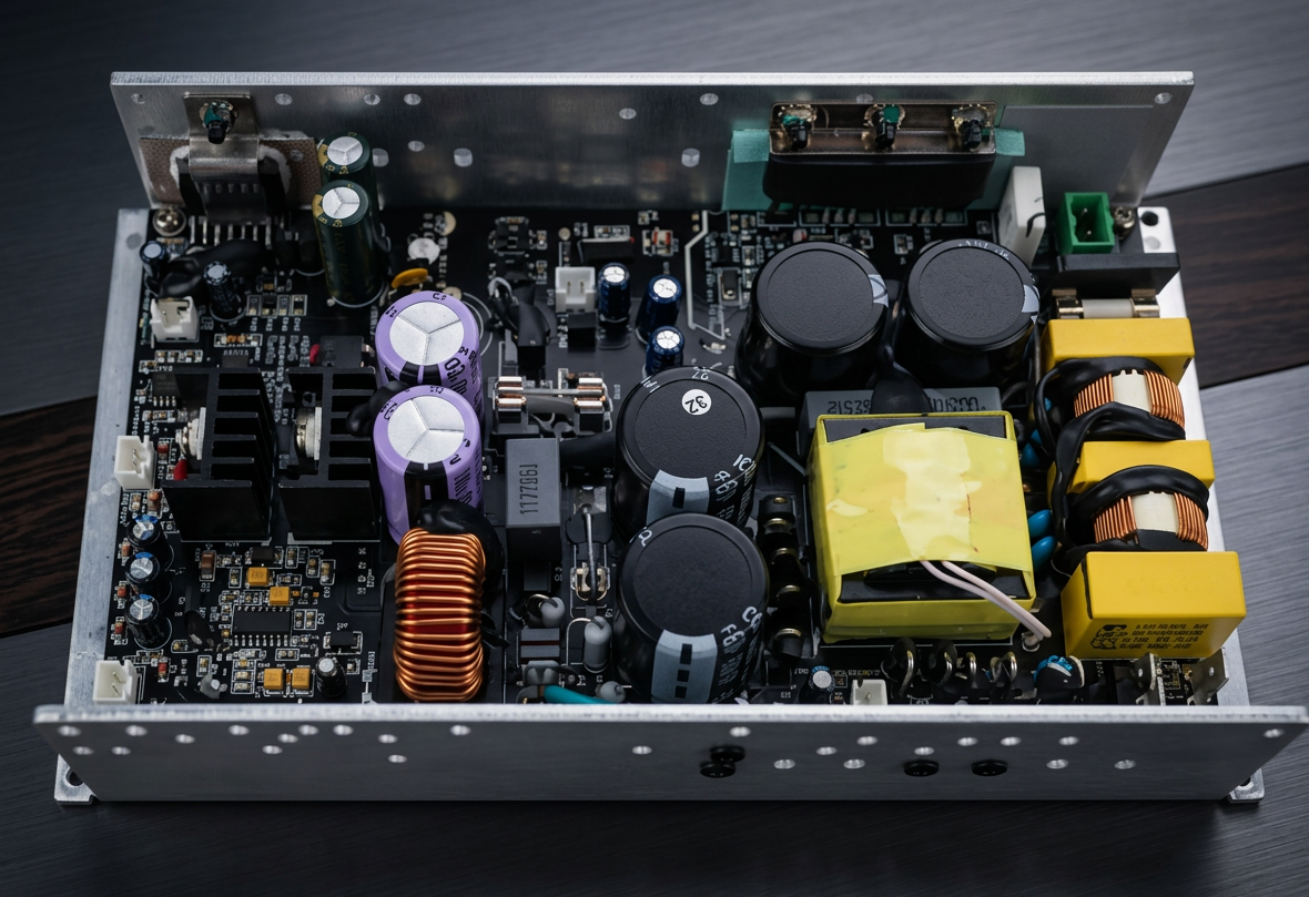 Amplificador 2 vias, alimentação de 127/ 220VAC