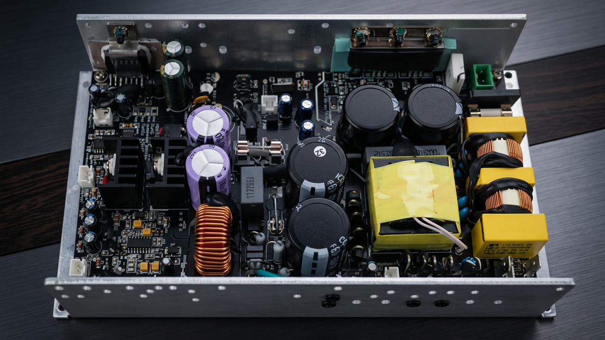 Amplificador 2 vias, alimentação de 127/ 220VAC