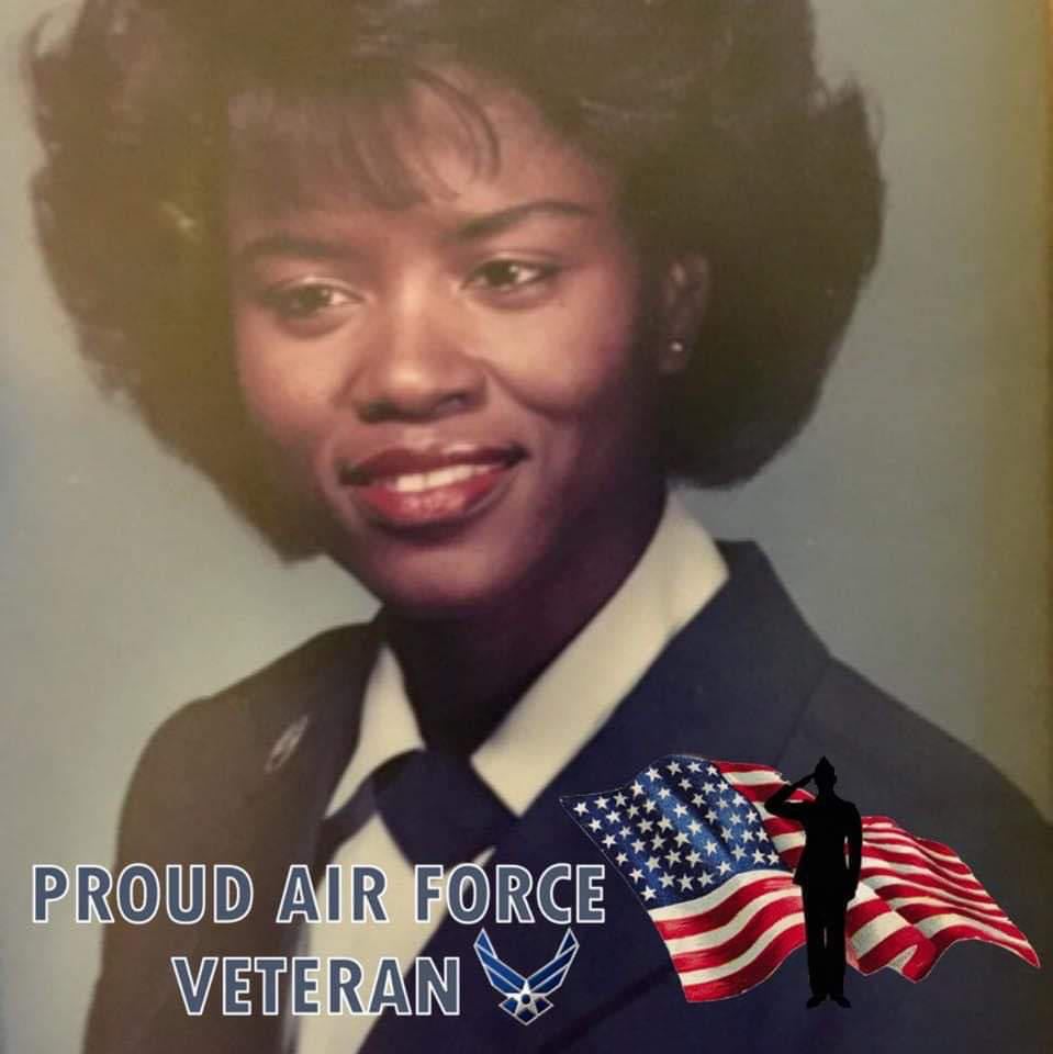 Vera Williams from her service in the Air Force in the 1980s
