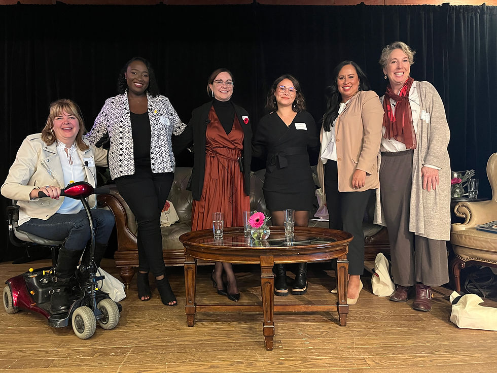 Robin Whyte - Creator & Director, Girl About Town: Accessible Victoria Assetou Coulibaly- Project Manager, Accent Inns Madone Pelan- GM of Oak Bay Beach Hotel Alexandra Wilson- Wine Club Manager, Blue Grouse Estate Winery Anita Voorsulys- Senior Program Advisor, BC Ministry of Tourism, Arts, Culture and Sport Diedre Campbell- President, tartanbonde Communications