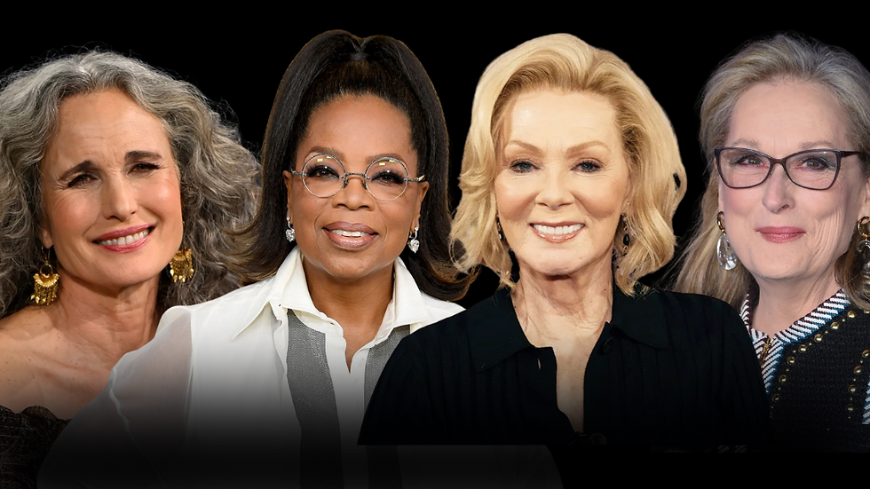 Andie Macdowell ageing Oprah winfrey Jean smart Meryl streep