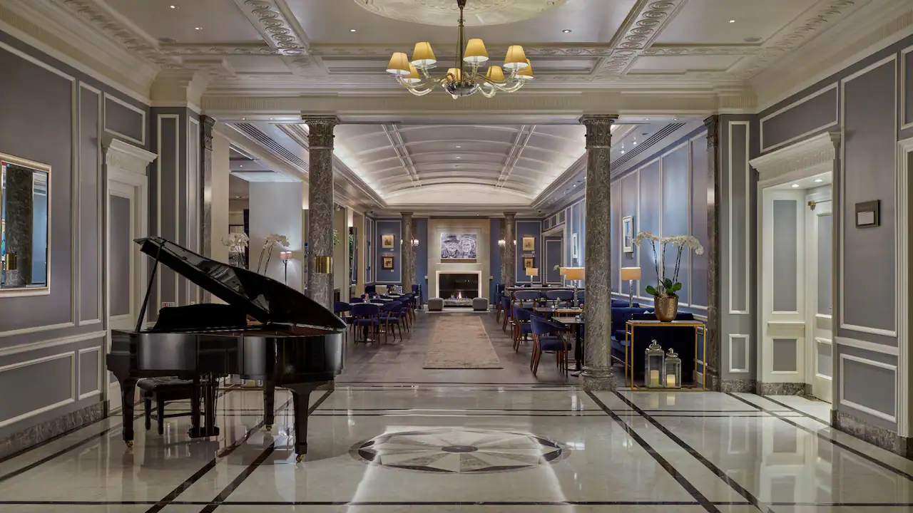 The grand lobby of the Hyatt Regency London - The Churchill