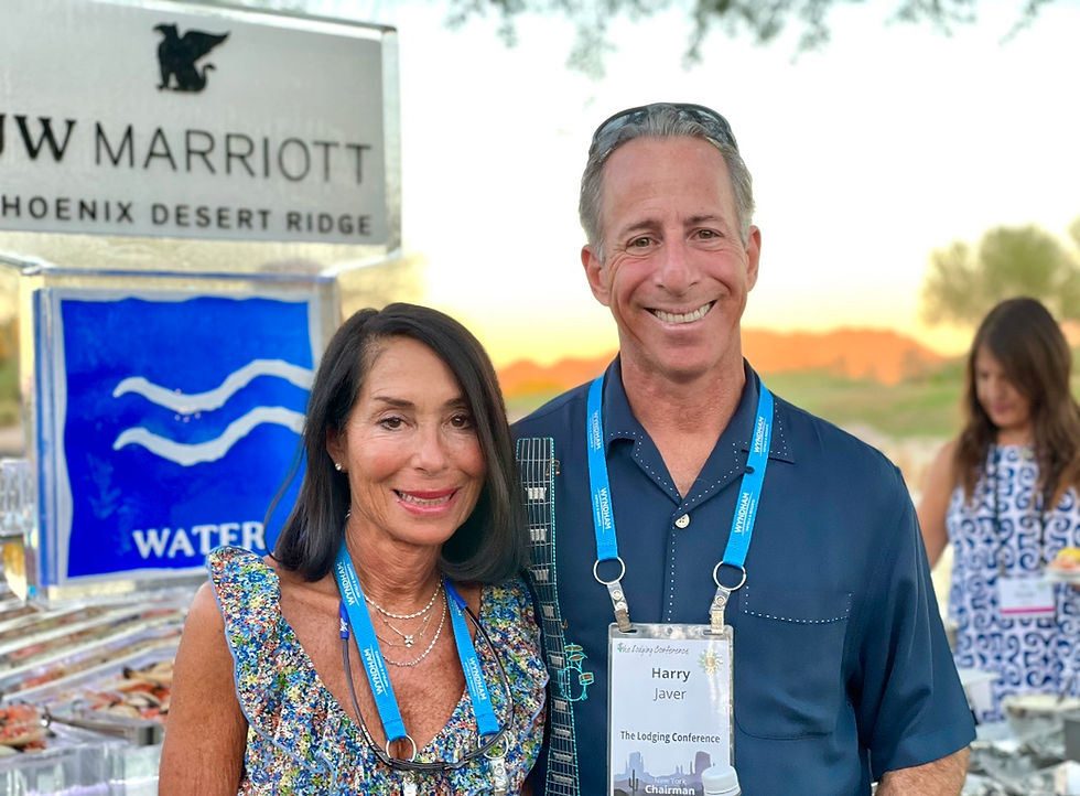 Liz Wolff and Harry Javer partners in The Lodging Conference