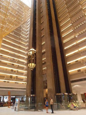 The iconic lobby at the Hyatt Regency Atlanta