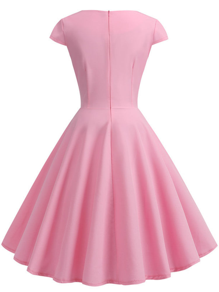 Miniatura: Vestido Rosa Summer Vitage elegante