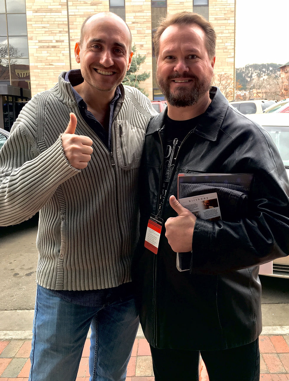With screenwriter James Solomon