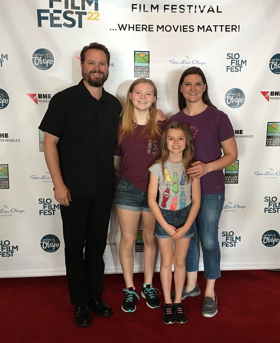 King family at San Luis Obispo FF