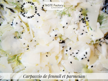 Carpaccio de fenouil et parmesan