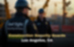 construction site security guards in Los Angeles