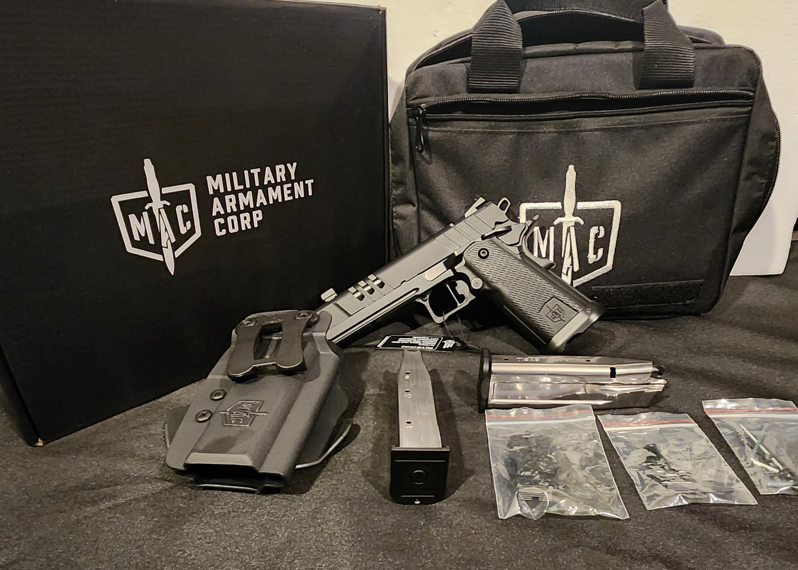 MAC 9 DS Comp w/ Atlas Toolless Guide rod-Recoil Springs, and more!