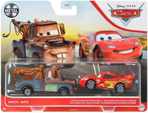Mattel Rayo Mcqueen Y Mate Juguetes Autos Disney Pixar Cars Mate Y