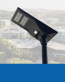 Brite LED hybrid solar street light for lamp post installation, replacement and upgrade energy saving