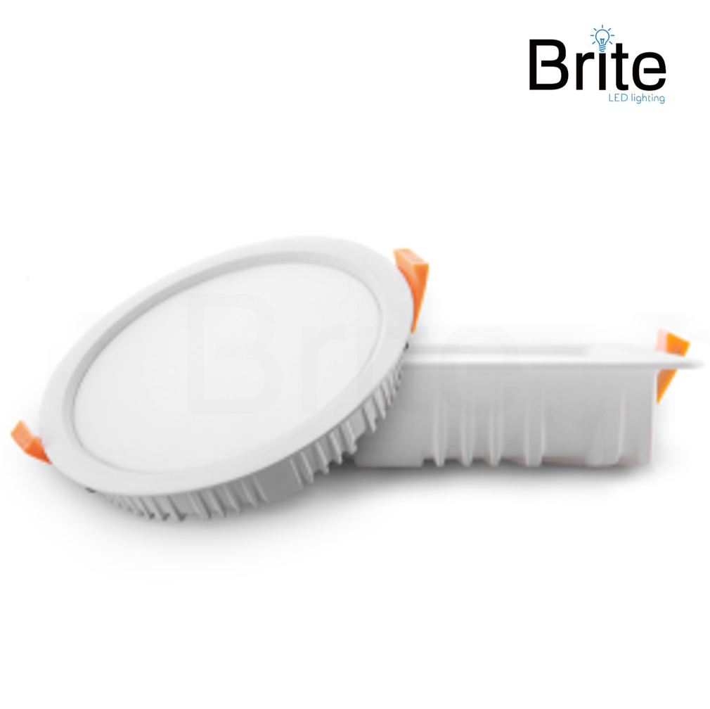  brite led lighting down light energy efficient durable long lifespan lasting downlight ceiling panel round circle