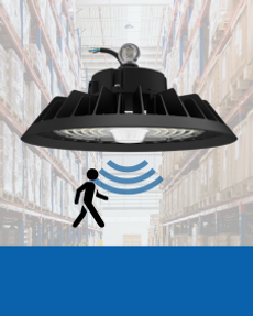 Brite Motion Sensor High Bay LED Light  for warehouse industrial manufacturing high ceiling