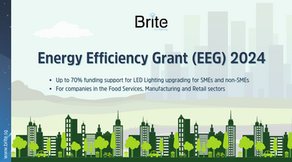 Energy Efficiency Grant (EEG) 2024: Up to 70% grant support for LED Lighting Upgrade!