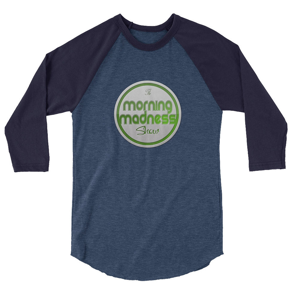 Thumbnail: TMMS Green Logo 3/4 Sleeve Raglan Shirt