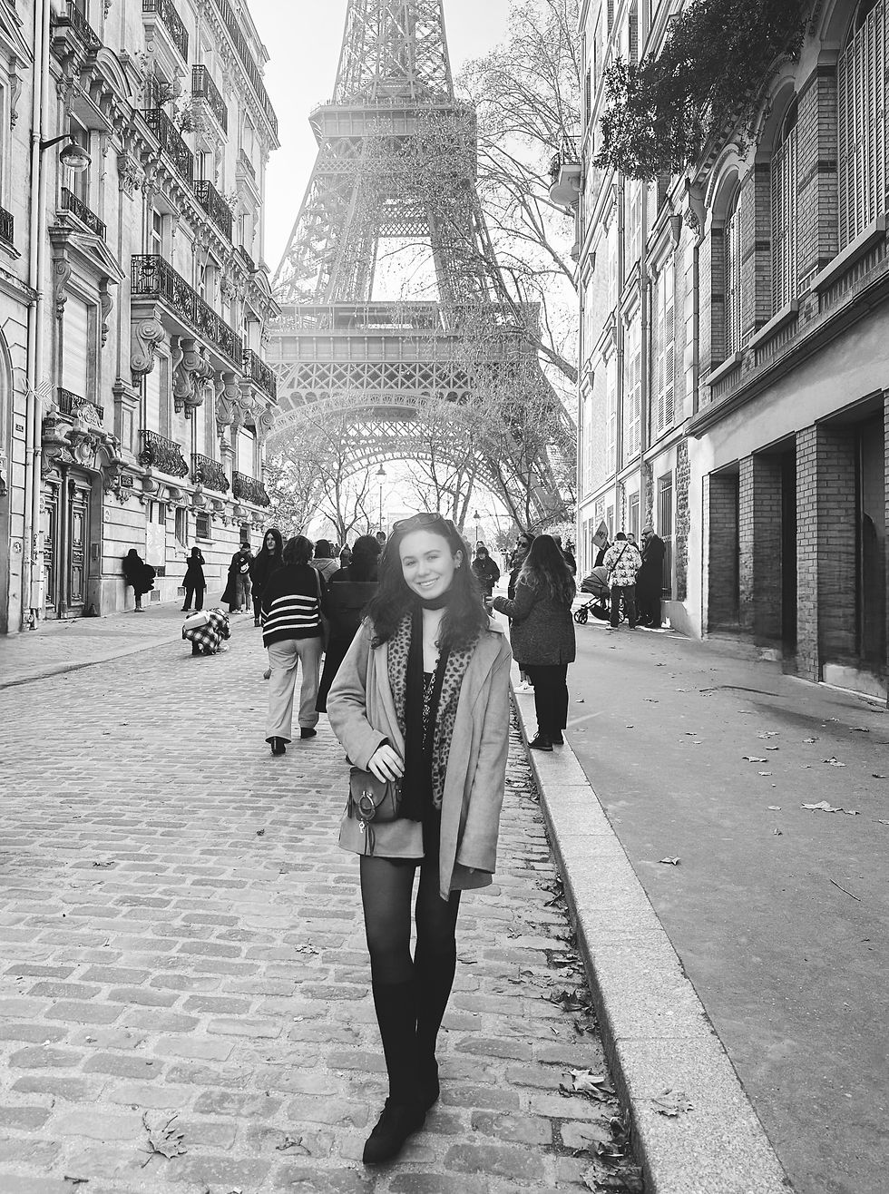 The Eiffel Tower from Rue de l'Université