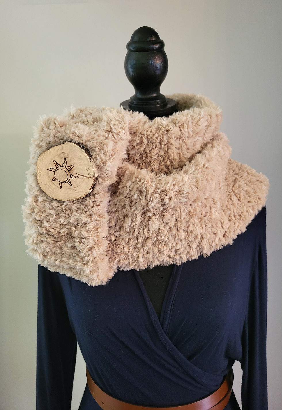 Thumbnail: Handknitted Faux Fur Scarves