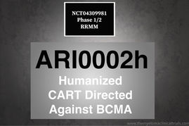 NCT04309981: Phase 1/2: Humanized CART Directed Against BCMA (ARI0002h) in RRMM Multiple Myeloma