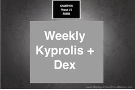 NCT01677858: Phase 1/2: Weekly Carfilzomib + Dex for Progressive Multiple Myeloma (CHAMPION 1)