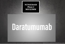 NCT03236428: Phase 2: Phase II Study of the CD38 Antibody Daratumumab MGUS / Smoldering Myeloma SMM