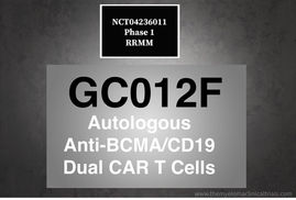 NCT04236011: Phase 1: BCMA and CD19 Targeted Fast Dual CAR-T for BCMA+ Refractory/Relapsed Myeloma