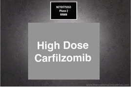 NCT01775553: Phase 2- High Dose Carfilzomib in Myeloma Patients Who Have Progressed On Standard Dose
