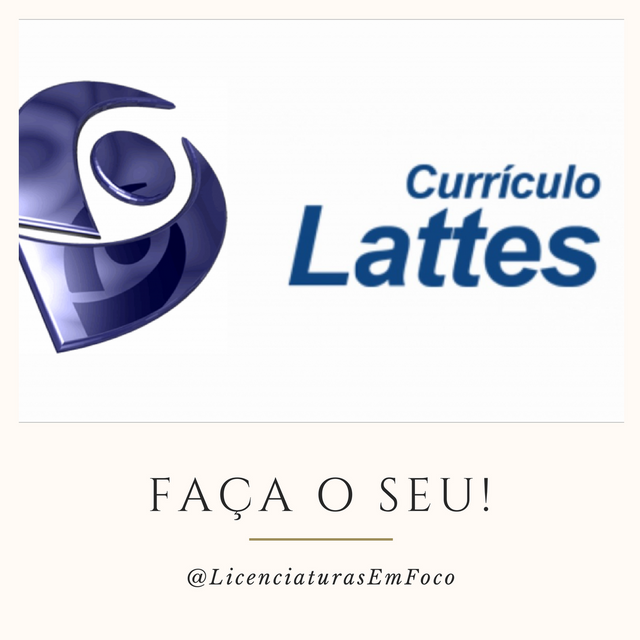 O que é Currículo Lattes? Faça o seu.