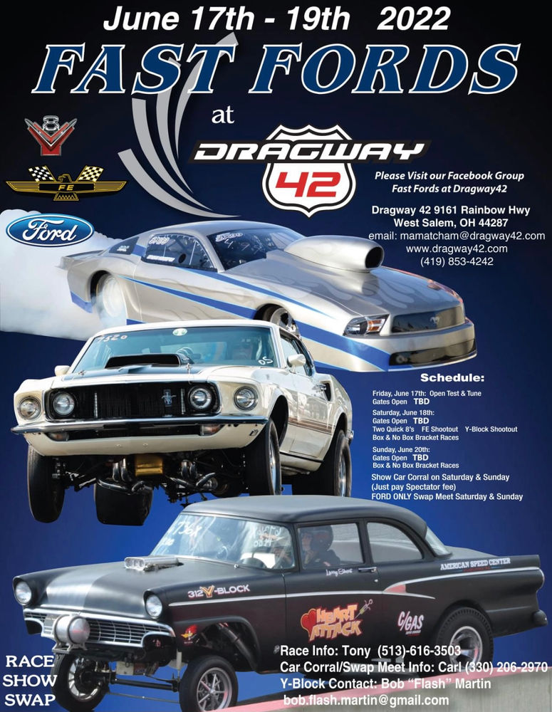 Dragway 42 2022 Schedule