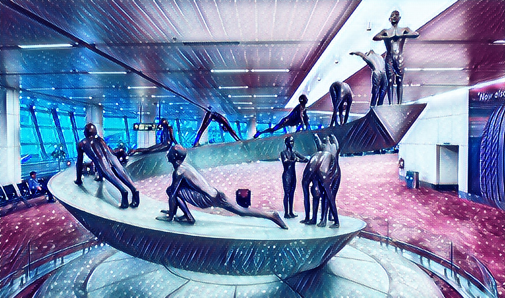 Surya Namaskar opera dell'artista Nikhil Bhandari