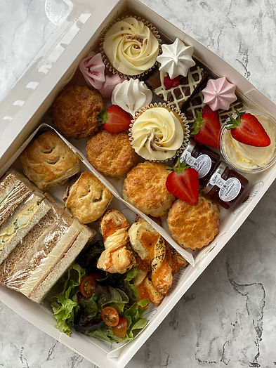 Boxed afternoon tea