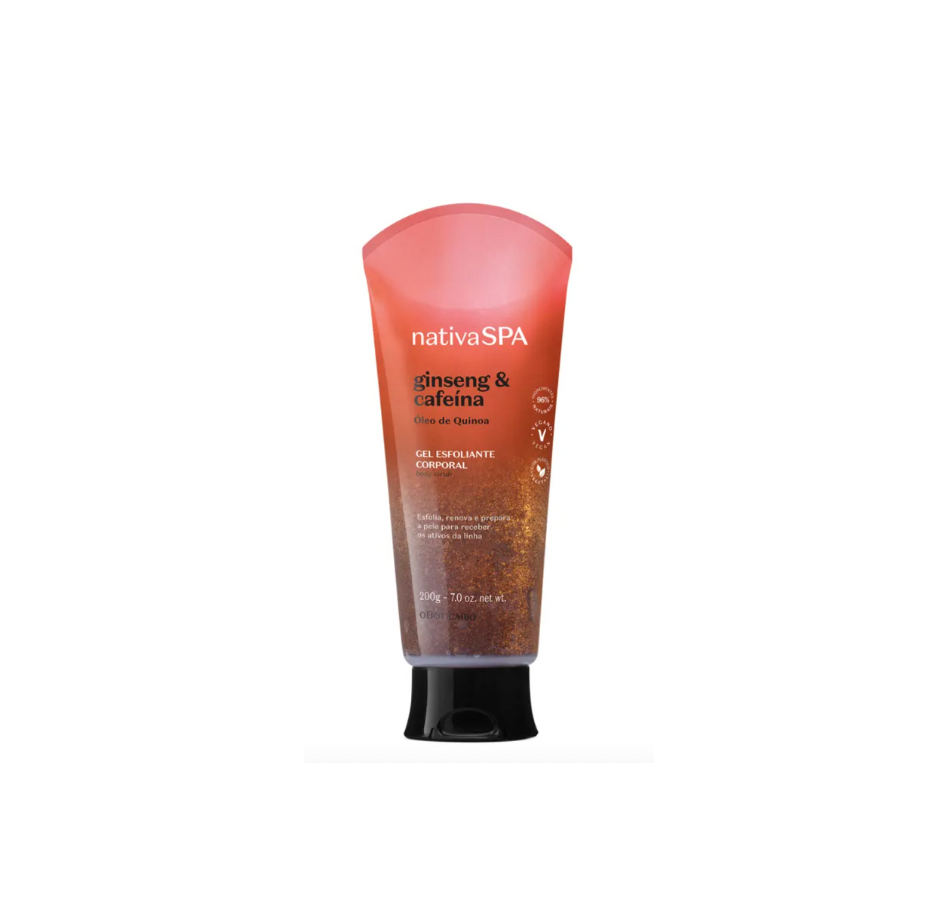 Nativa SPA Ginseng & Caffeine Body Scrub Gel