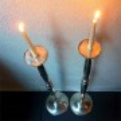 Kerzenleuchter Kerzenhalter Silber Kerzenständer antik original mieten Vintage