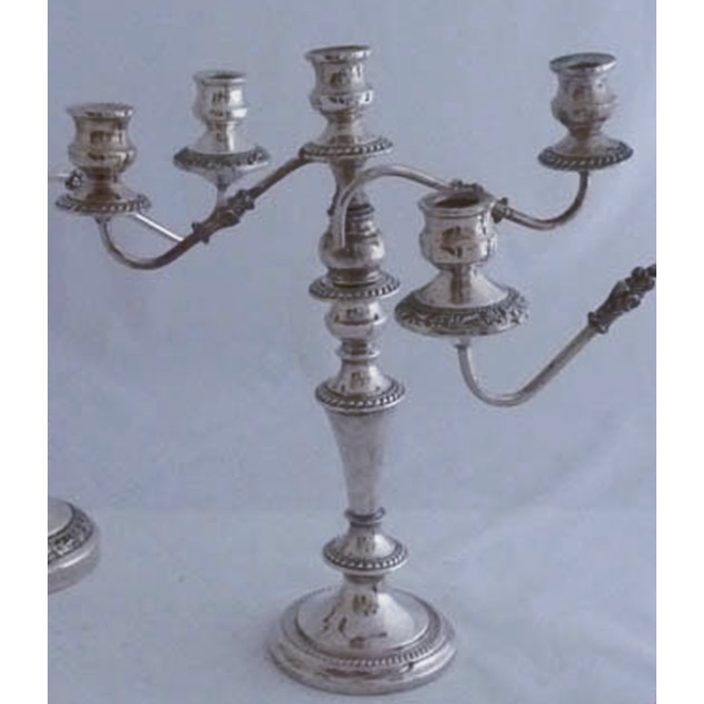 Kerzenleuchter 3 Arm Silber antik special