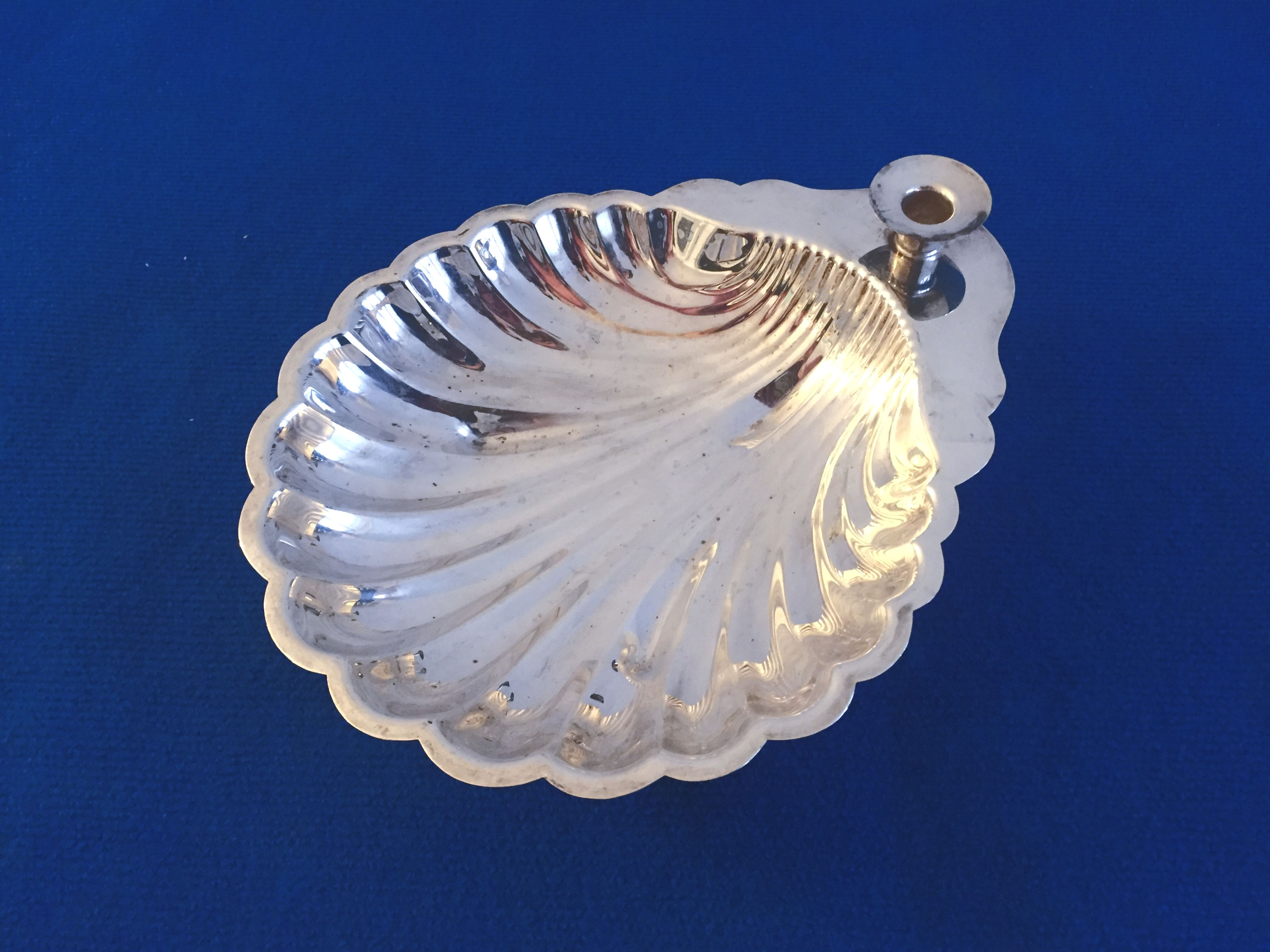 Muschelschale Silber Vintage