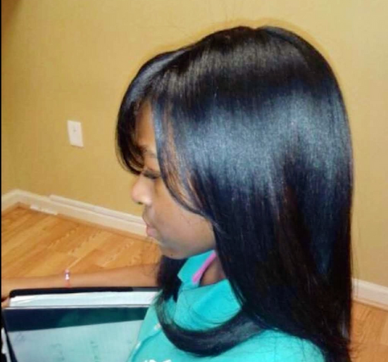 Healthy Hair with a Silk Press by Kim at Her Name is Beauty Hair Salon in Louisville, KY