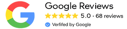 68 - 5 star google reviews