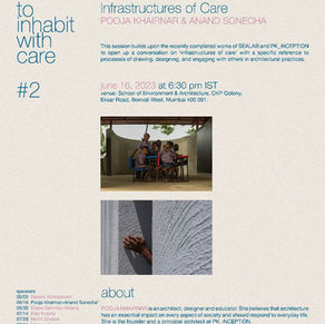 Infrastructures of Care